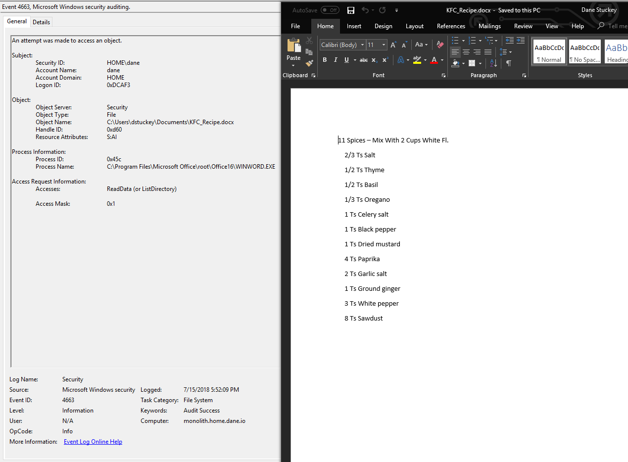 Detecting Windows Endpoint Compromise with SACLs