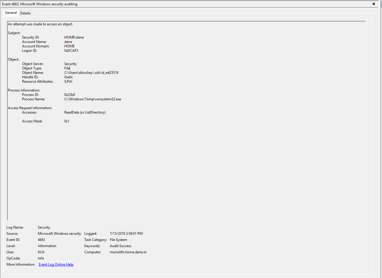 Detecting Windows Endpoint Compromise with SACLs